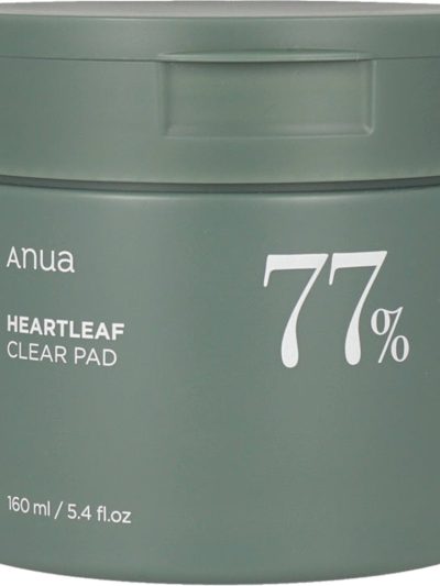 Anua Heartleaf 77% Clear Pad tonizujące płatki do twarzy 160ml