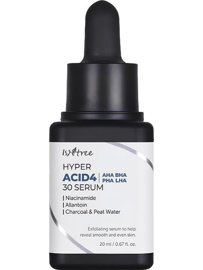 Isntree Hyper Acid4 AHA BHA PHA LHA 30 Serum złuszczające serum do twarzy 20ml