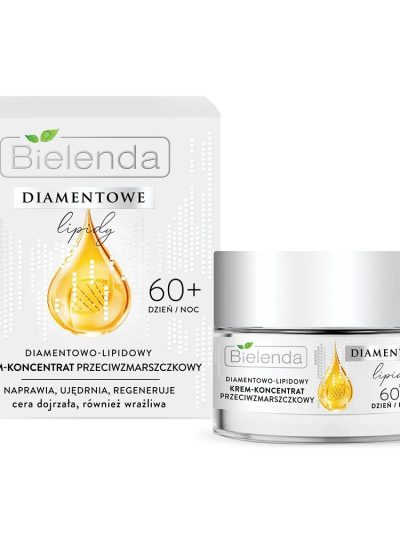 Bielenda Diamentowe Lipidy diamentowo-lipidowy krem-koncentrat przeciwzmarszczkowy 60+ 50ml