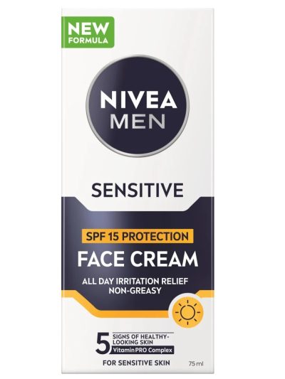 Nivea Men Sensitive ochronny krem do twarzy SPF15 75ml