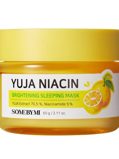 Some By Mi Yuja Niacin Miracle Brightening Sleeping Mask rozjaśniająca maska na noc 60g