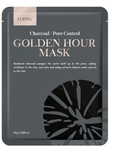 Elroel Golden Hour Mask oczyszczająca maska do twarzy Charcoal 25g