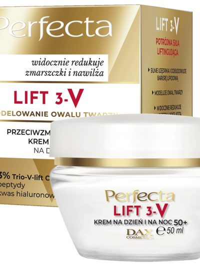 Perfecta Lift 3-V przeciwzmarszczkowy krem liftingujący na dzień i na noc 50+ 50ml