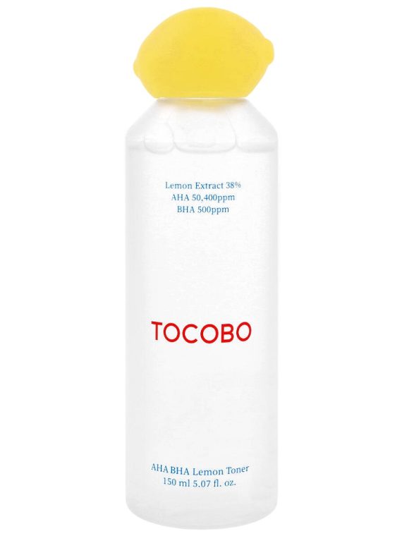 TOCOBO AHA BHA Lemon Toner łagodnie złuszczający tonik do twarzy 150ml