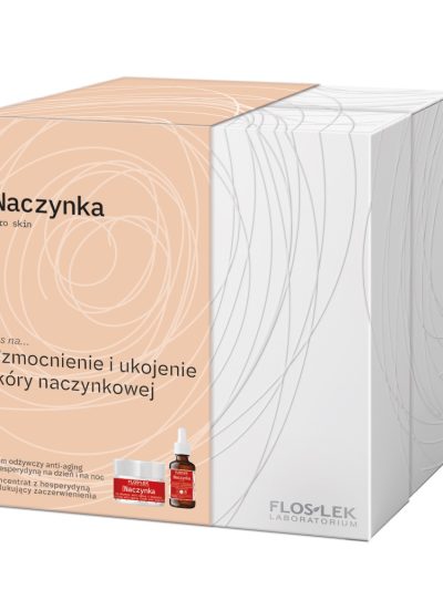 Floslek stopNaczynka zestaw koncentrat z hesperydyną 30ml + krem odżywczy anti-aging 50ml