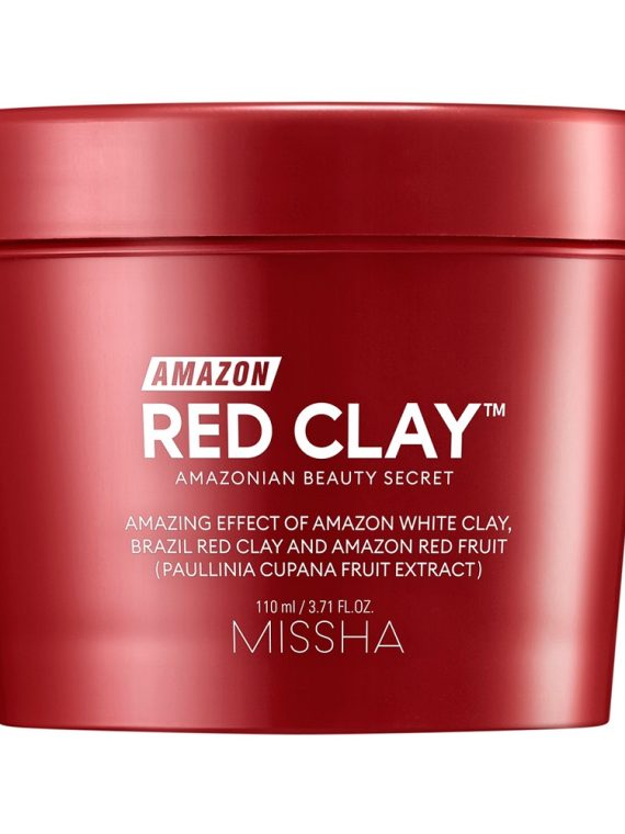 Missha Amazon Red Clay Pore Mask oczyszczająca maseczka typu wash-off 110ml