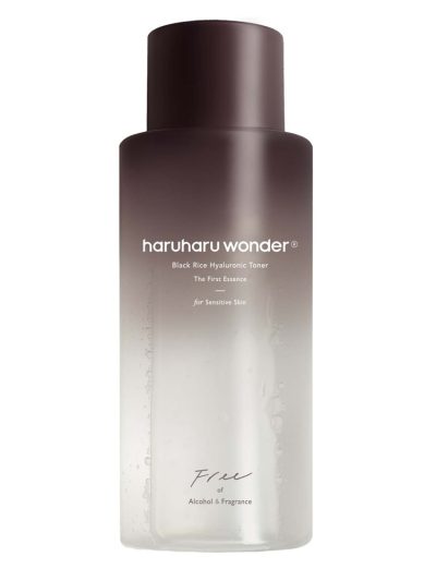 Haruharu Wonder Black Rice Hyaluronic Toner Free of Alcohol & Fragrance hialuronowy tonik z ekstraktem z czarnego ryżu dla cery wrażliwej 300ml