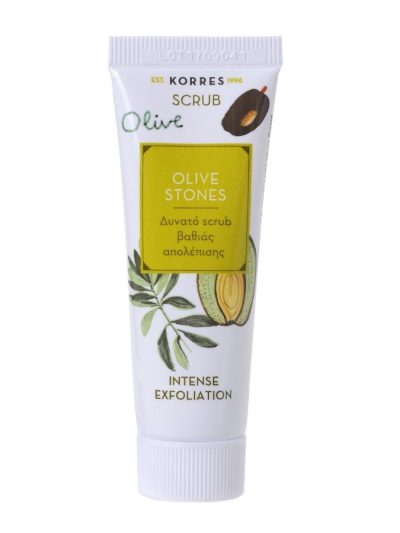 Korres Olive Stones Intense Exfoliation Scrub oczyszczający peeling do twarzy 18ml