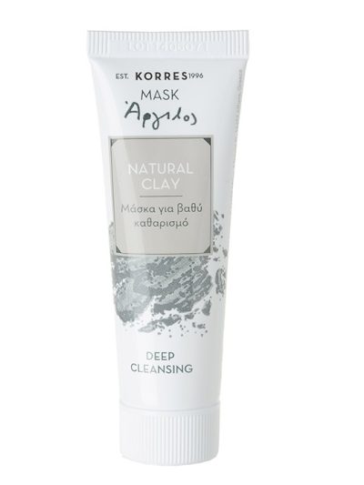 Korres Natural Clay Deep Cleansing Mask głęboko oczyszczająca maska do twarzy z glinką 18ml