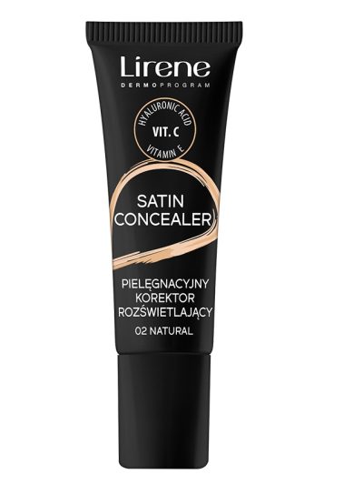 Lirene Satin Concealer pielęgnacyjny korektor rozjaśniający 02 Natural 10ml