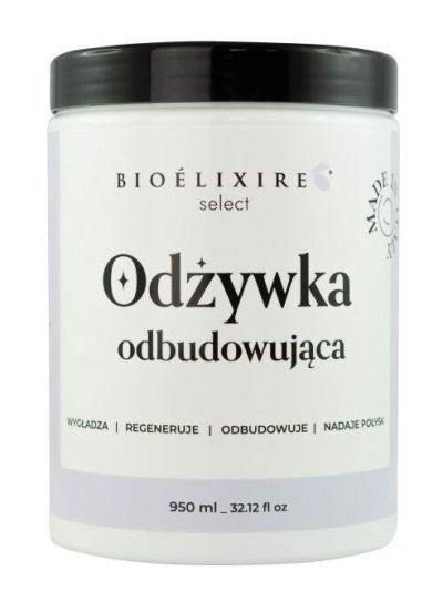 BIOELIXIRE Select odżywka odbudowująca do włosów zniszczonych 950ml