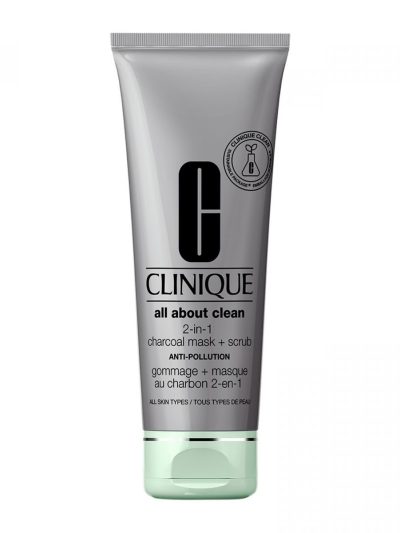 Clinique All About Clean 2-in-1 Charcoal Mask + Scrub oczyszczająca maseczka do twarzy 100ml