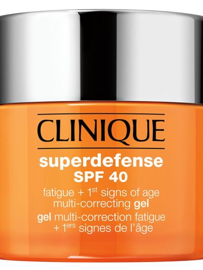 Clinique Superdefense SPF40 Fatigue + 1st Signs of Age Multi Correcting Gel żel korygujący zmęczenie i pierwsze oznaki starzenia 50ml