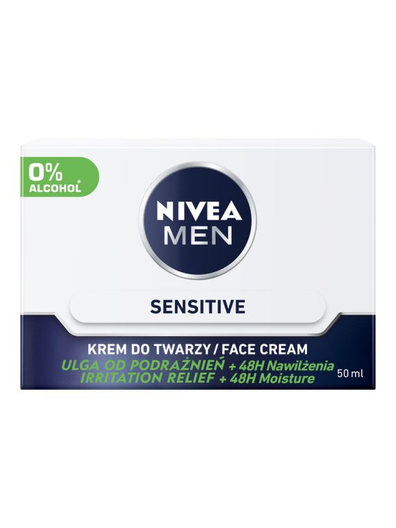 Nivea Men Sensitive intensywnie nawilżający krem dla mężczyzn do skóry wrażliwej 50ml