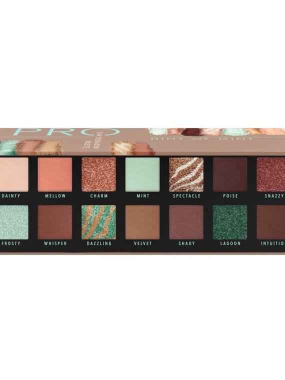 Catrice Pro Hint of Mint Slim Eyeshadow Palette paleta cieni do powiek 010 Aesthetic Vibes 10.6g