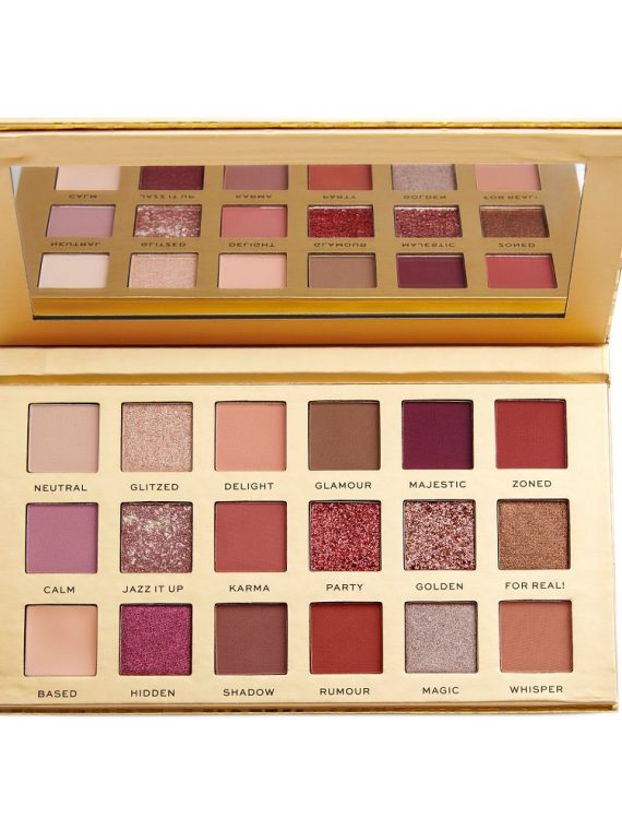 Makeup Revolution Revolution Pro New Neutral Eyeshadow Palette paleta 18 cieni do powiek