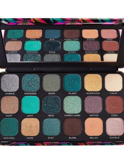 Makeup Revolution Forever Flawless Good Vibes Eyeshadow Palette paleta cieni do powiek Chilled 19.8g