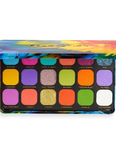 Makeup Revolution Forever Flawless Eyeshadow Palette paleta cieni do powiek Bird Of Paradise 19.8g