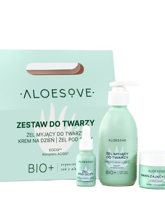 ALOESOVE BIO+ zestaw kosmetyków do twarzy