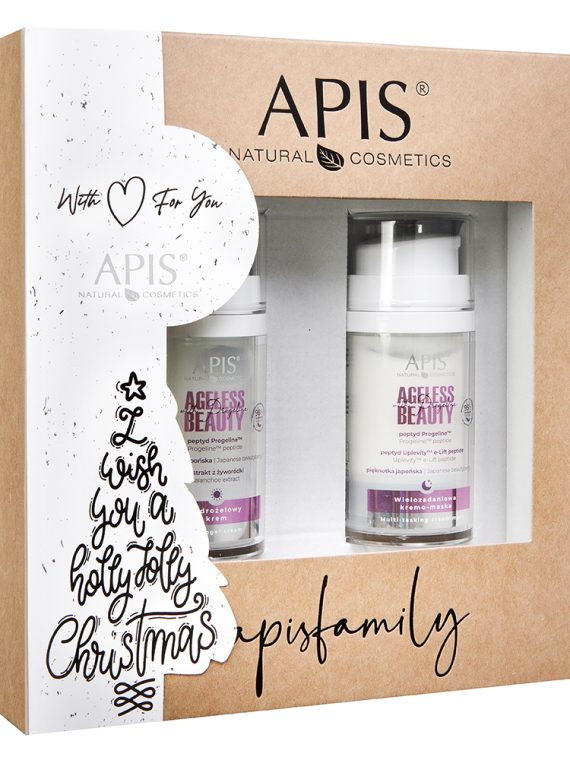 APIS Ageless Beauty zestaw hydrożelowy krem na dzień 50ml + wielozadaniowa kremo-maska na noc 50ml