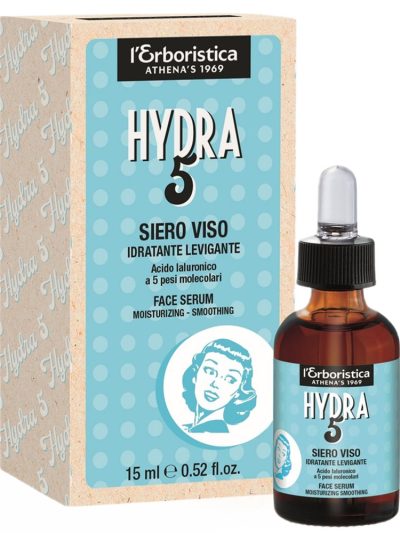 L'Erboristica Vintage Hydra 5 nawilżające serum do twarzy 15ml