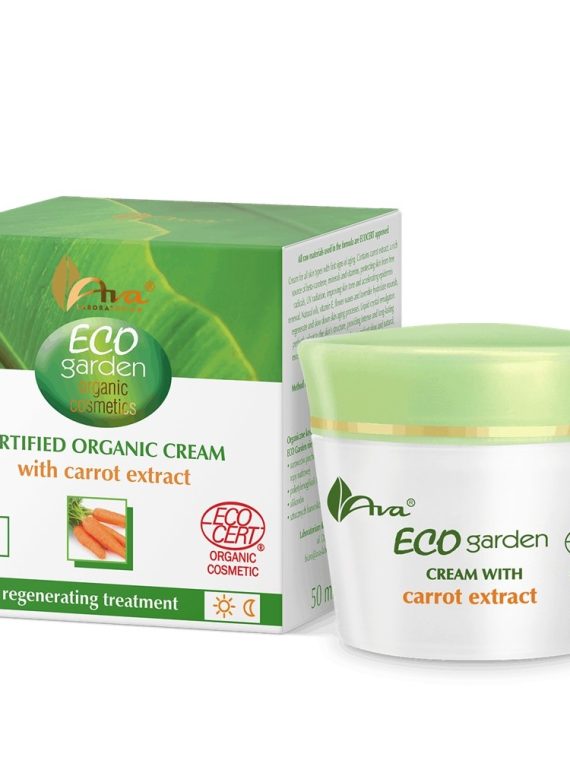 Ava Laboratorium Eco Garden certyfikowany organiczny krem z ekstraktem z marchwi 30+ 50ml