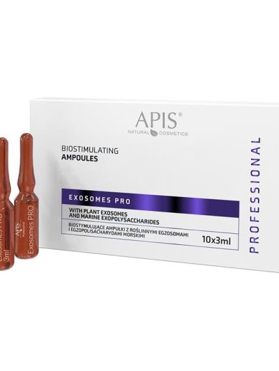 APIS Exosomes Pro biostymulujące ampułki z roślinnymi egzosomami 10x3ml