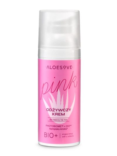 ALOESOVE Pink odżywczy krem do twarzy na noc 50ml