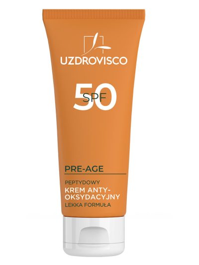 UZDROVISCO Pre-Age SPF 50 peptydowy krem antyoksydacyjny przeciw przebarwieniom 50ml