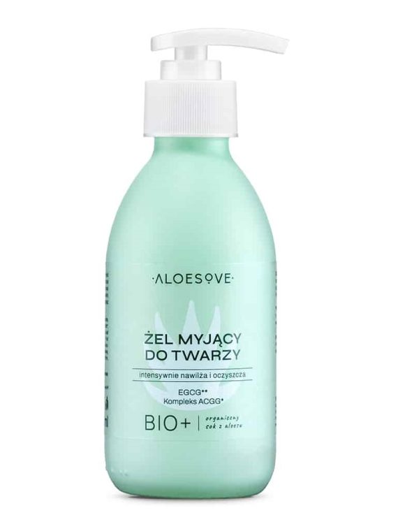 ALOESOVE BIO+ żel myjący do twarzy 190ml