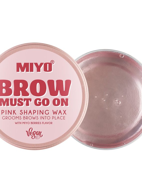 MIYO Brow Must Go On wosk do brwi Pink 30g