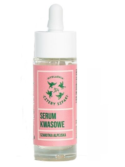 Mydlarnia Cztery Szpaki Serum kwasowe Szarotka Alpejska 30ml