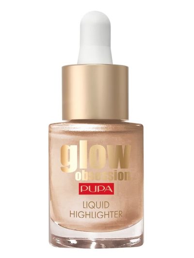 Pupa Milano Glow Obsession Liquid Highlighter rozświetlacz w płynie 002 Moon Light 13.5ml