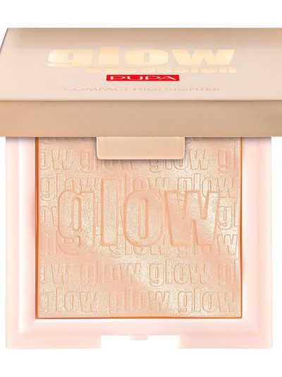 Pupa Milano Glow Obsession Compact Highlighter rozświetlacz w kompakcie 100 Light Gold 6g