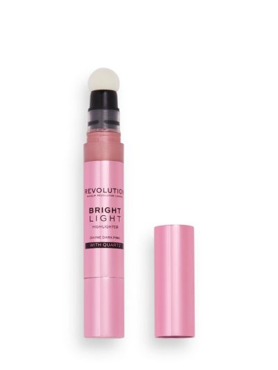 Makeup Revolution Bright Light Liquid Highlighter rozświetlacz w płynie Divine Dark Pink 3ml