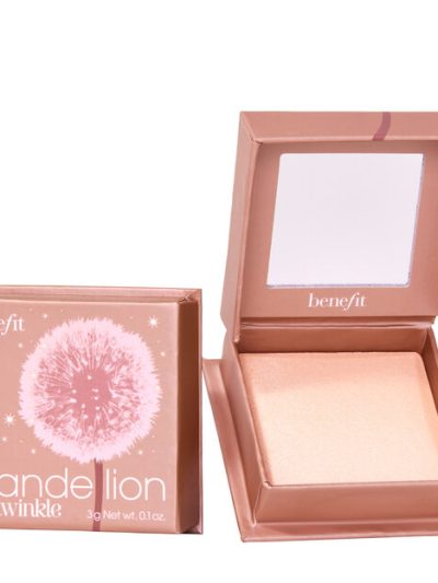 Benefit Dandelion Twinkle Soft Nude-Pink Highlighter rozświetlacz o delikatnym bladoróżowym odcieniu 3g