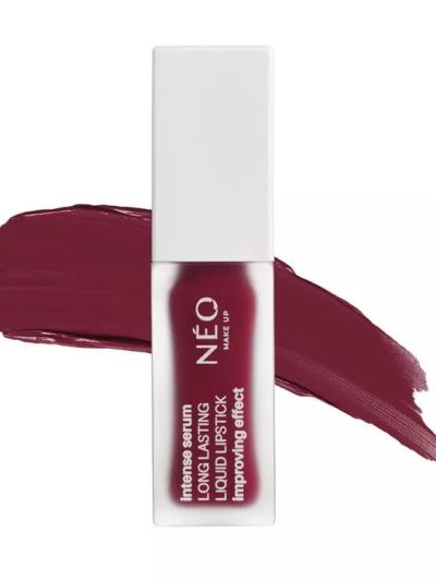 NEO MAKE UP Intense Serum Long Lasting Liquid Lipstick długotrwała pomadka do ust w płynie 09 Raspberry Burgund 5ml