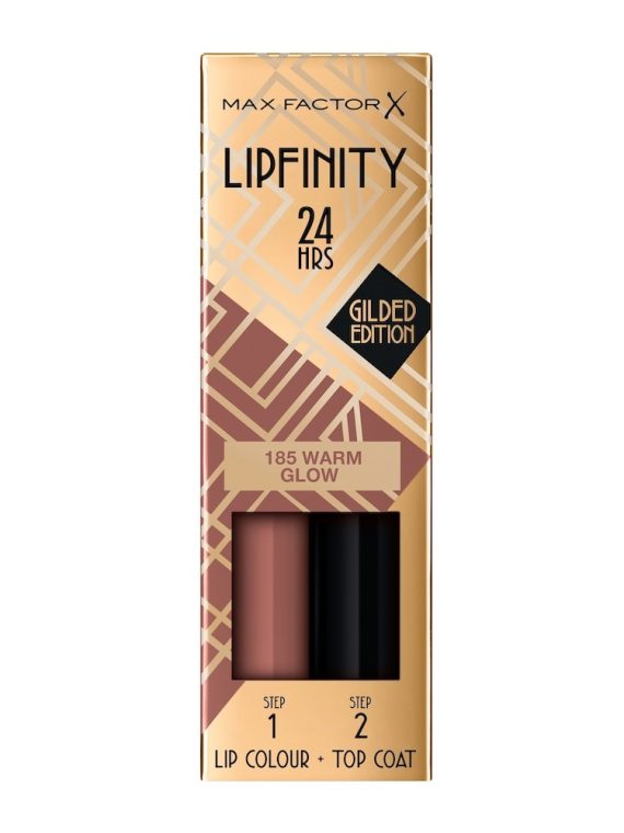 Max Factor Lipfinity Lip Colour 24h dwufazowa szminka o długotrwałym efekcie 185 Warm Glow 4.2ml