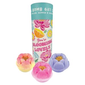 Bomb Cosmetics You’re Blooming Lovely tuba upominkowa z kulami do kąpieli 3szt