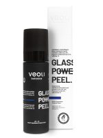 Veoli Botanica Glass Skin Power Peel nawilżająco-rozświetlający żelowy peeling do twarzy z kwasem mlekowym 10% traneksamowym 2.5% i ektoiną 1% 30ml