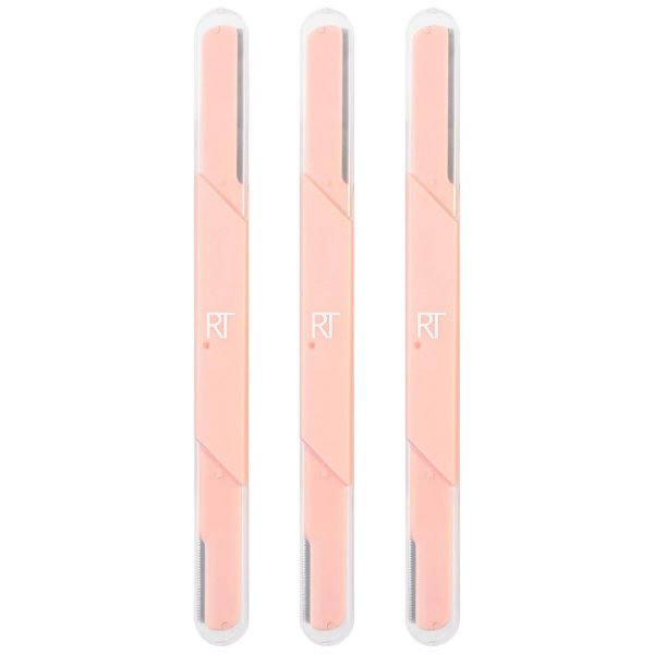 Real Techniques Face + Brow Razors nożyki do twarzy i brwi 3szt.