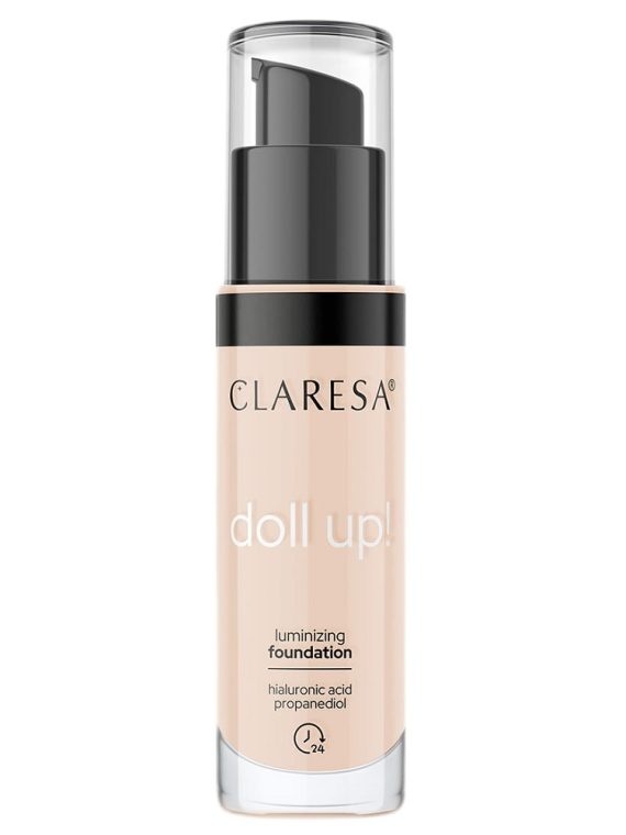 Claresa Doll Up! podkład rozświetlający do twarzy 04 Medium 34g