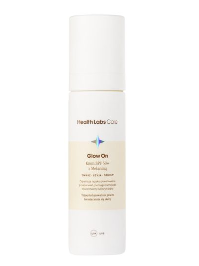 HealthLabs Glow On krem SPF50+ z melaniną 50ml