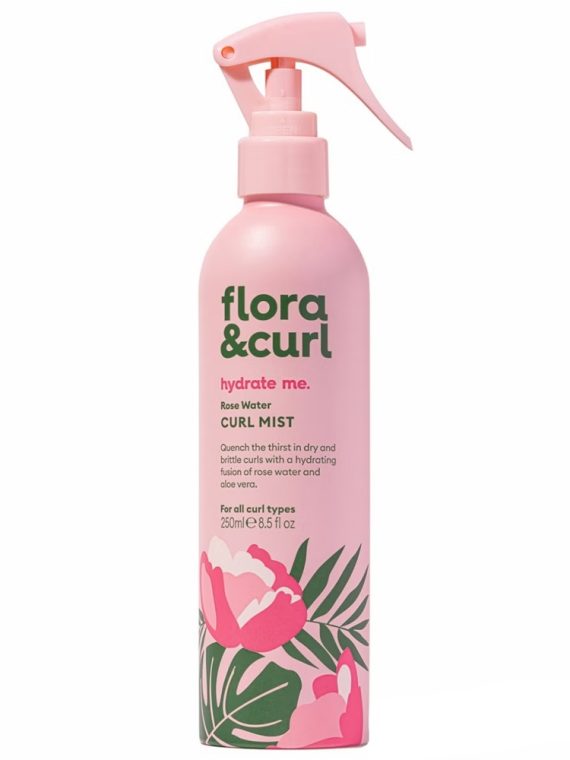 Flora & Curl Rose Water Curl Mist nawilżająca mgiełka do włosów kręconych 250ml