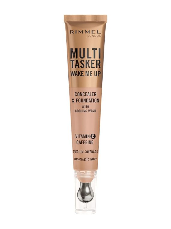 Rimmel Multi-Tasker Wake Me Up rozświetlający korektor z masującym aplikatorem 045 Classic Ivory 20ml