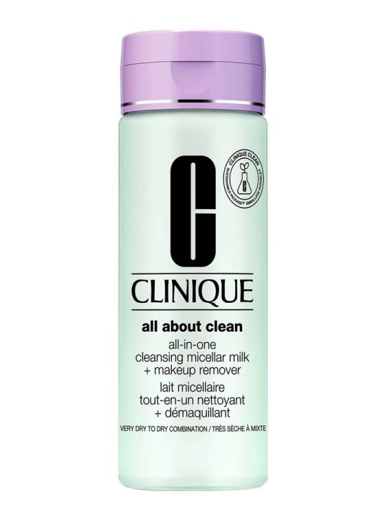 Clinique All-in-One Cleansing Micellar Milk + Makeup Remover oczyszczające mleczko do demakijażu do cery suchej i bardzo suchej 200ml