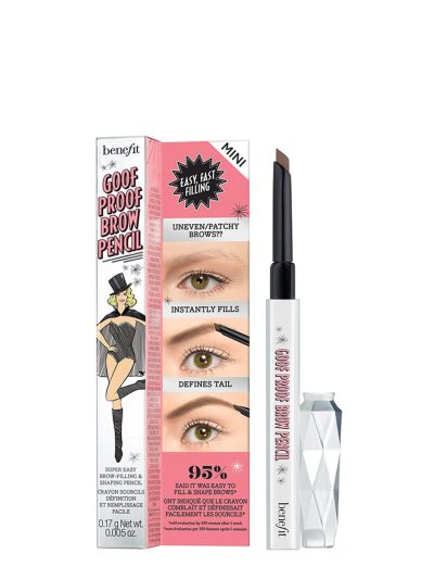 Benefit Goof Proof Brow Pencil Mini kredka do brwi 3 Warm Light Brown 0.17g