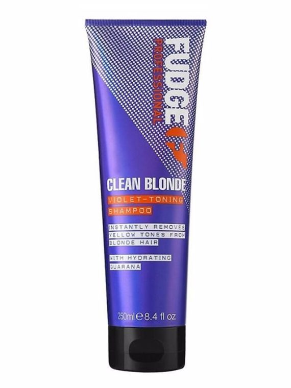 Fudge Clean Blonde Violet-Toning Shampoo tonujący szampon do włosów blond 250ml