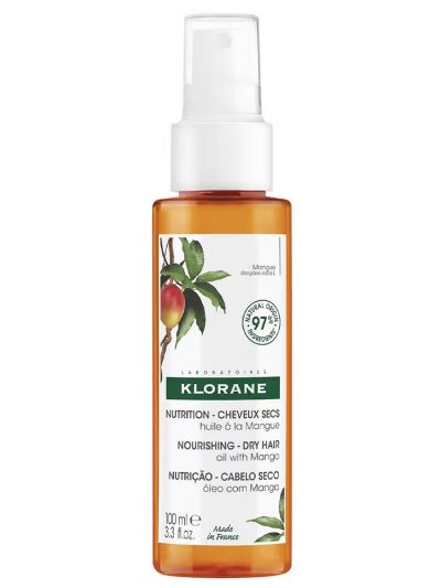 Klorane Nourishing Dry Hair Oil odżywczy olejek do włosów z mango 100ml