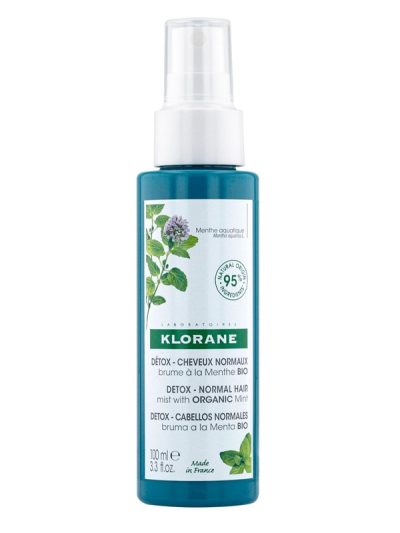 Klorane Detox Mist spray do włosów z organiczną miętą wodną 100ml